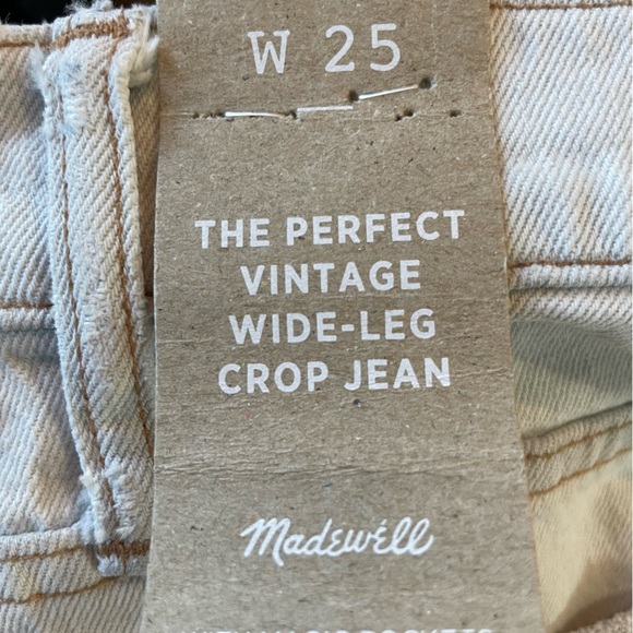 Madewell the perfect vintage wide leg crop jean - Picture 9 of 9